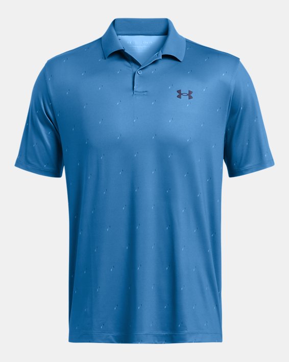 UA Performance 3.0 Poloshirt mit Aufdruck für Herren, Blue, pdpMainDesktop image number 3